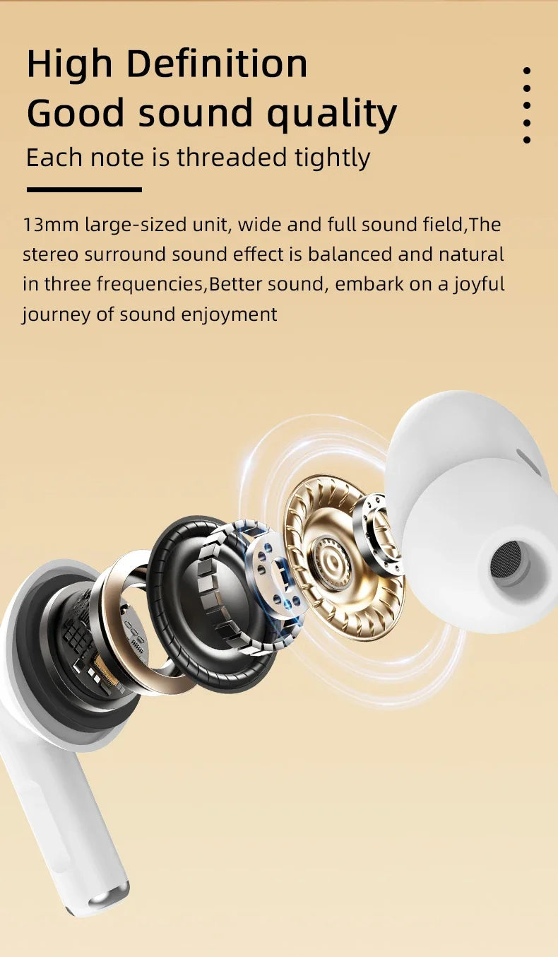 Fone de Ouvido Monster MQT39 Bluetooth 6.0 Gamer Som Surround 360 HiFi Estéreo Cancelamento de Ruído Bateria 24h Esportivo Original Monster