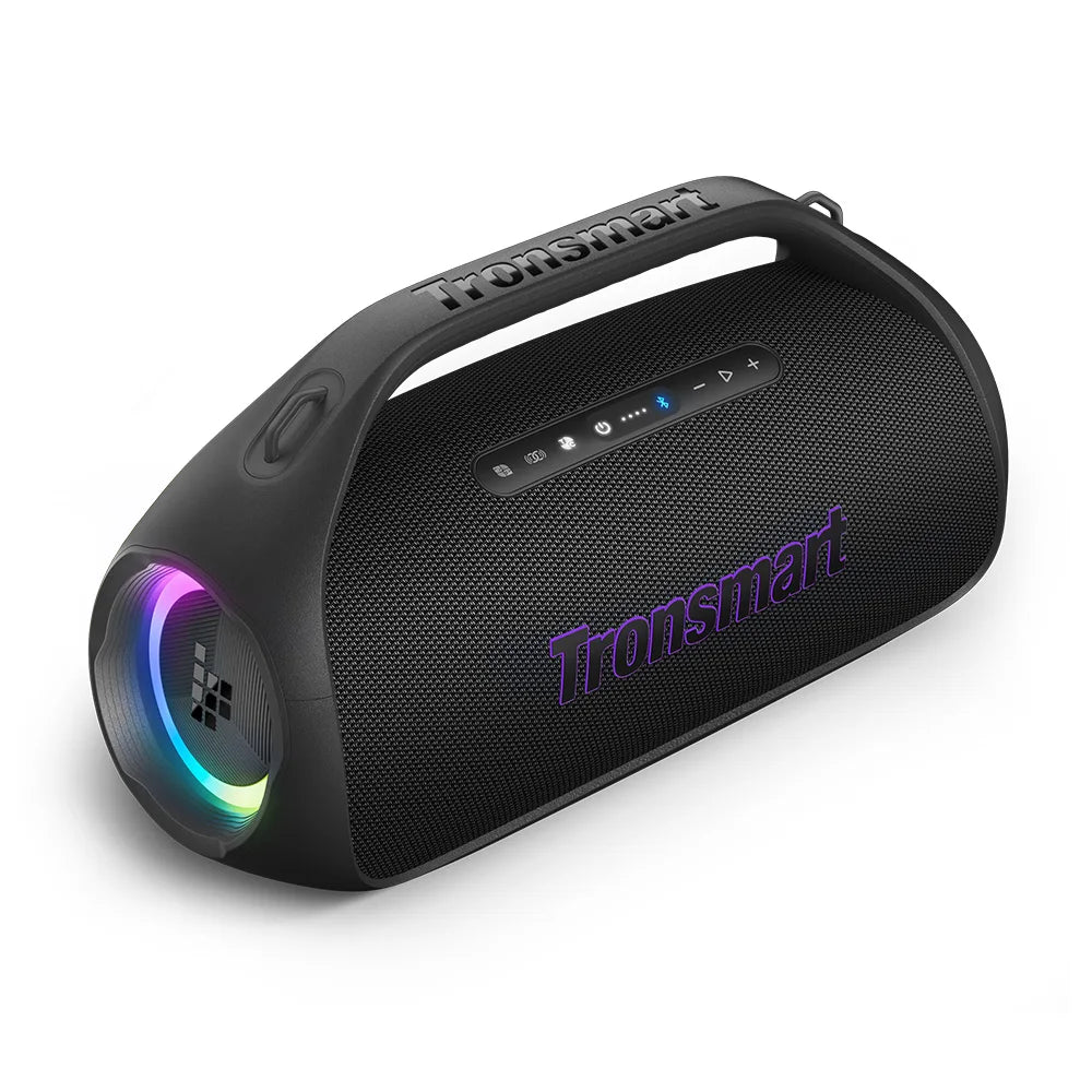 Caixa de Som Bluetooth Tronsmart Bang 2 90W Portátil Potente Subwoofer 2.1 Canais Bateria 26h Powerbank IPX6 Prova D'água Som Surround Festa Show de Luzes LED App EQ Externo